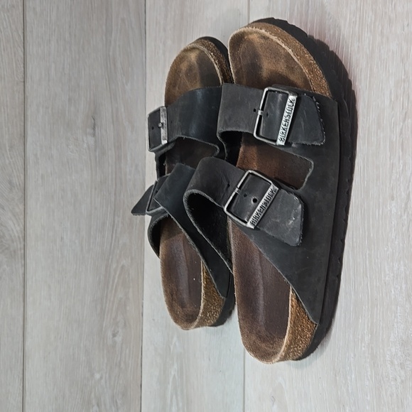 Birkenstock Women Arizona Sandals Flats shoes sz 37/6 Narrow - Picture 2 of 11